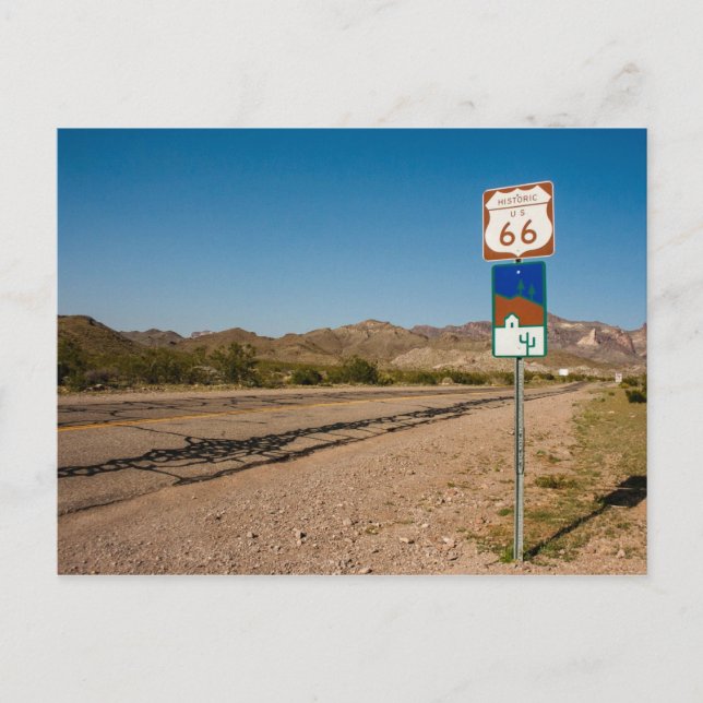 Carte Postale Route 66 (Devant)