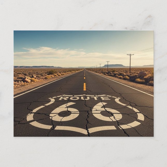 Carte Postale Route 66  (Devant)
