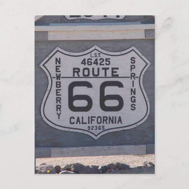 Carte Postale Route 66 (Devant)