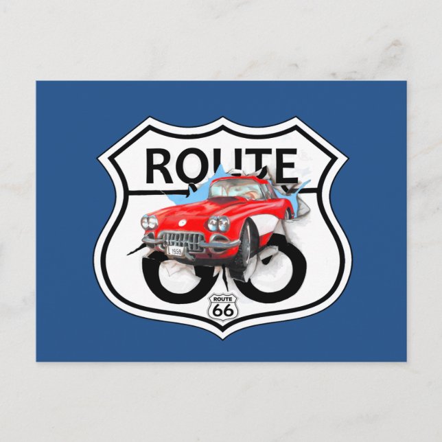 Carte Postale Route 66 (Devant)