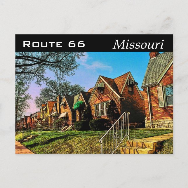 Carte postale Route 66 (Devant)