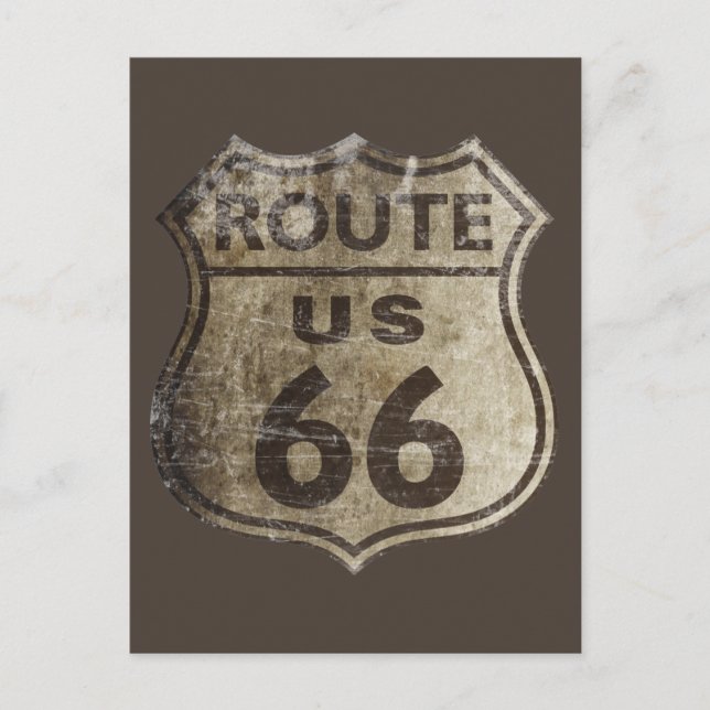 Carte Postale Route 66 (Devant)