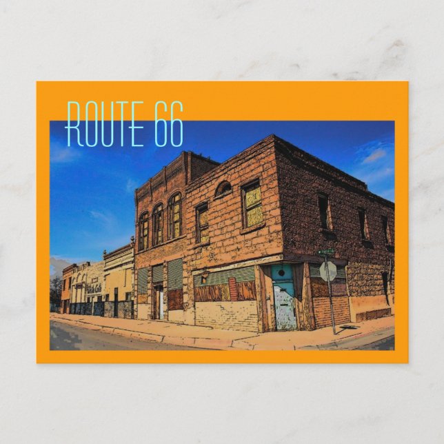 Carte postale Route 66 (Devant)