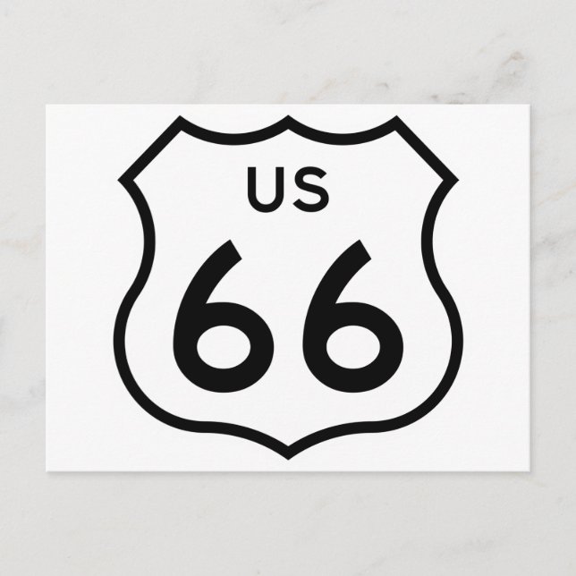 Carte Postale Route 66 (Devant)