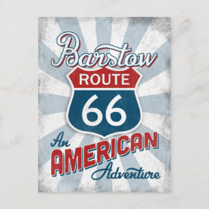 Carte Postale Route 66 Amérique Vintage Californie