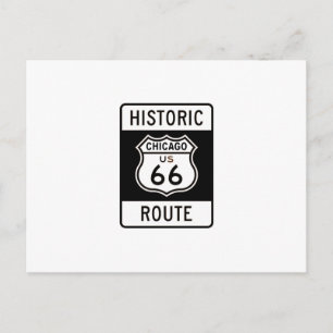 Carte Postale Route 66 Chicago