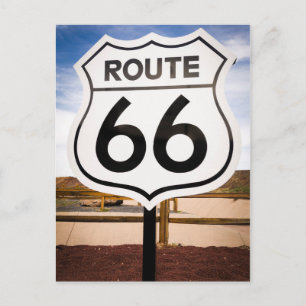 Carte Postale Route 66 road sign, Arizona