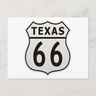 Carte Postale Route 66 Texas