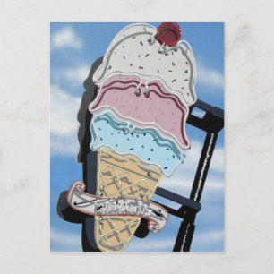 Carte postale Route 66 Twisters Ice Cream Sign
