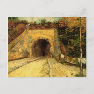 Carte Postale Route avec métro et Viaduc Van Gogh Art