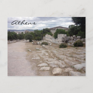 Carte Postale route d'agora