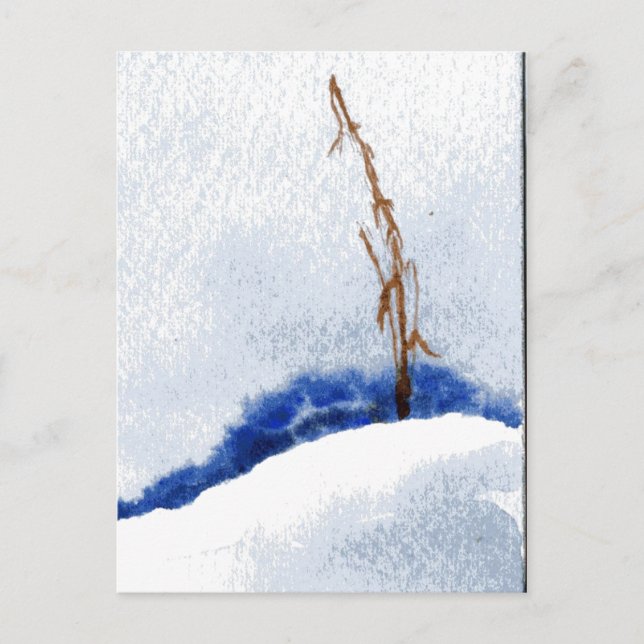 Carte postale Route de campagne "Lonely Reed" (Devant)