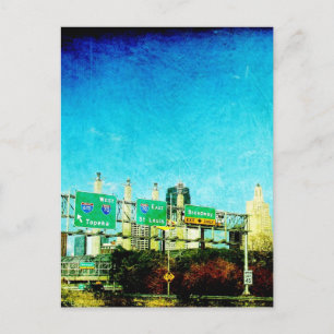 Carte Postale Route de Kansas