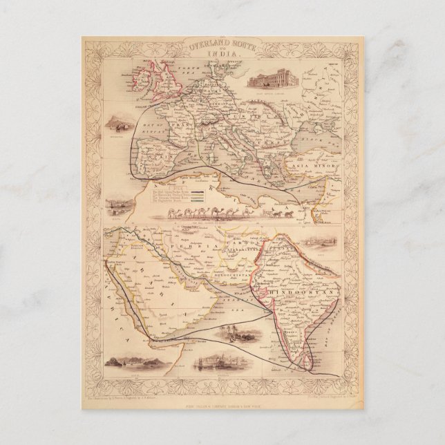 Carte Postale Route de l'Inde (Devant)