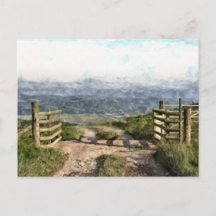 CARTE POSTALE ROUTE DE MONTAGNE