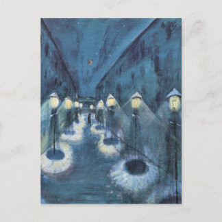 Carte Postale Route de nuit par Walter Gramatte