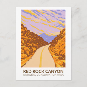 Carte Postale Route de Red Rock Canyon National Conservation Are