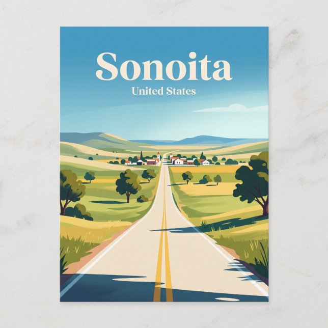 Carte Postale Route de Sonoita Arizona (Devant)