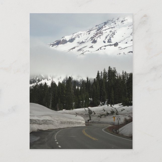 Carte Postale Route des montagnes (Devant)