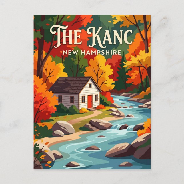 Carte Postale Route Kancamagus USA (Devant)