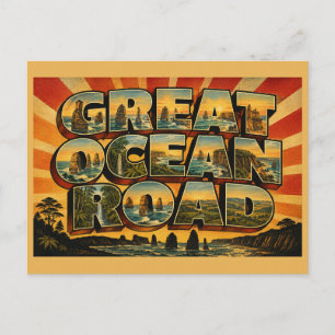 Carte Postale Route océanique de la Grande Océanie VIC Art de vo