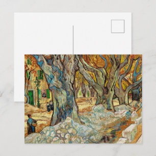 Carte Postale Route Van Gogh Couvreurs de Routes Automne Peuplie