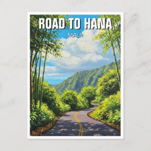 Carte Postale Route vers Hana Maui Hawaii Travel