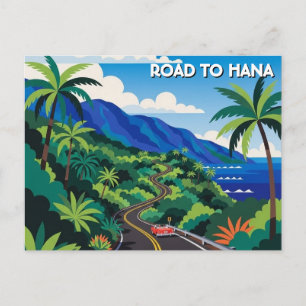Carte Postale Route vers Hana Maui Hawaii Voyage
