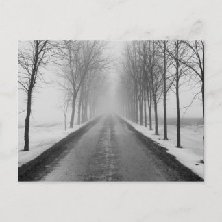 Carte Postale Route vers nulle part