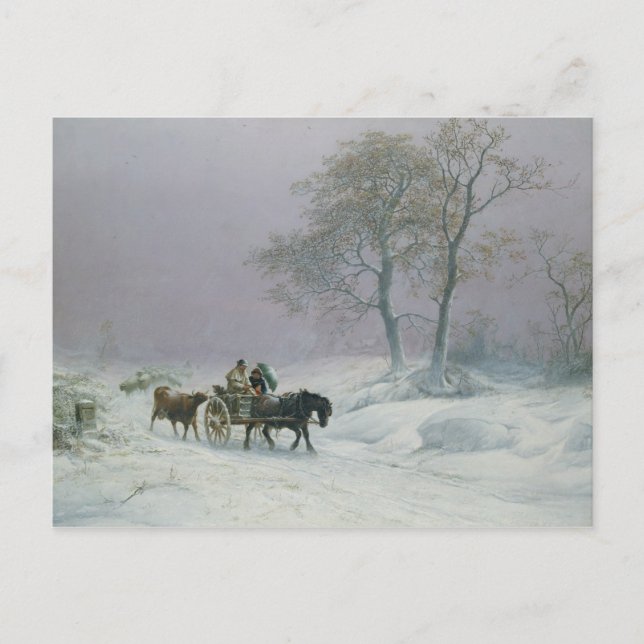 Carte Postale Route vinicole pour le marché (Devant)