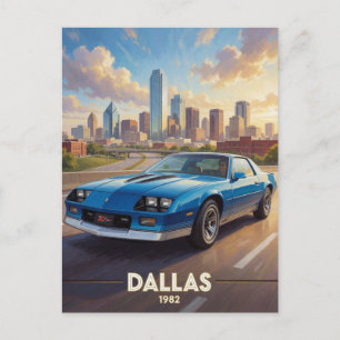 Carte Postale Routes performantes de Dallas Texas 1982