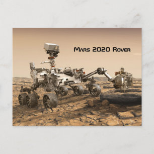Carte Postale Rover Mars 2020