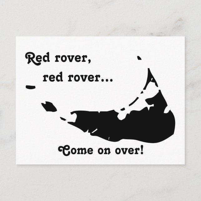 Carte Postale Rover rouge, rover rouge... (Devant)
