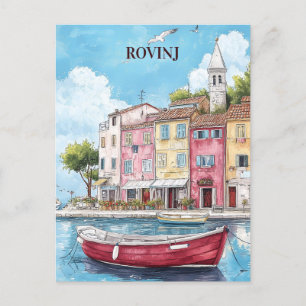 Carte Postale Rovinj Croatie Voyage