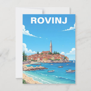 Carte Postale Rovinj Croatie Voyage