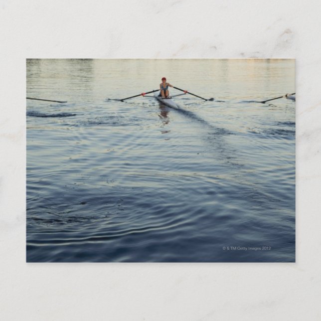 Carte Postale Rowing people (Devant)