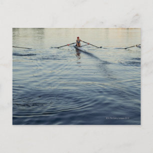 Carte Postale Rowing people