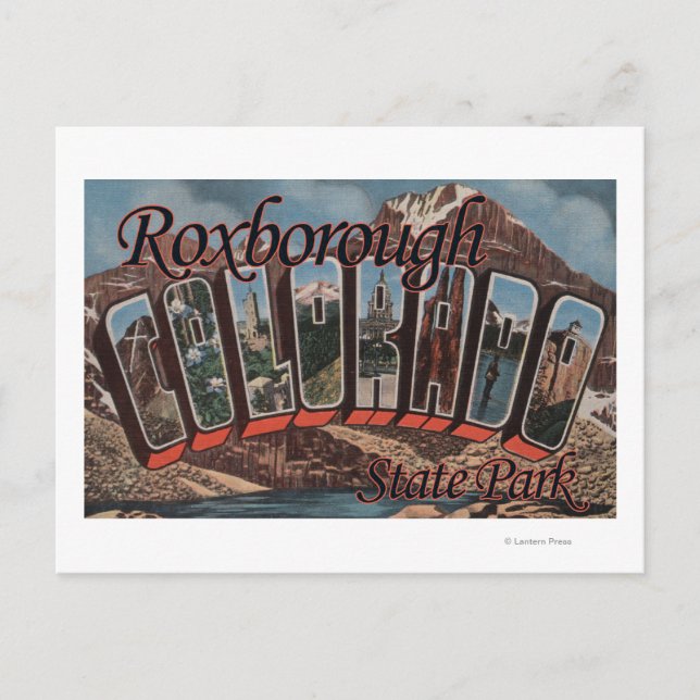 Carte Postale Roxborough State Park, Colorado (Devant)