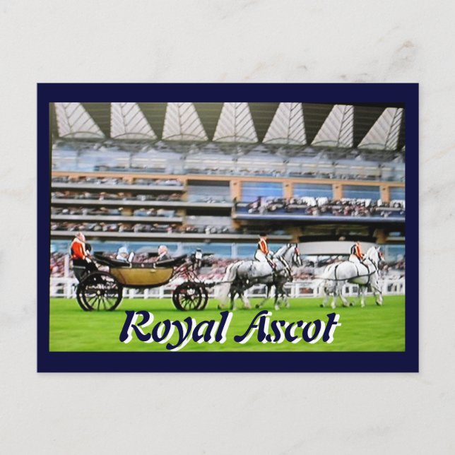 Carte postale Royal Ascot Diamond Jubilee (Devant)