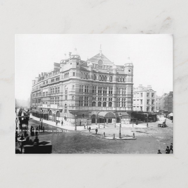 Carte Postale Royal English Opera House, 1891 (Devant)