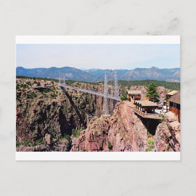 Carte Postale Royal Gorge Bridge, le plus haut des États-Unis (Devant)