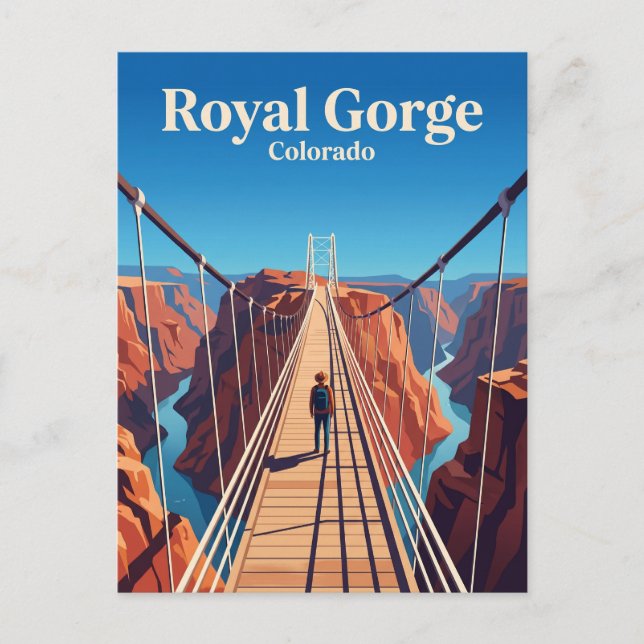 Carte Postale Royal Gorge Bridge & Park États-Unis (Devant)