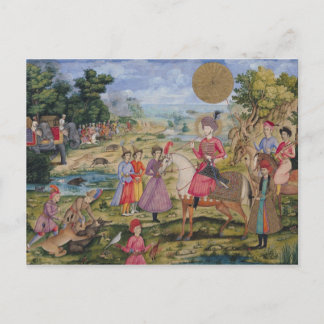 Carte Postale Royal Hunt, d'Ispahan, Iran