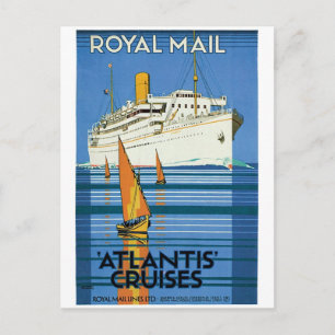 Carte Postale Royal Mail "Atlantis Cruises"