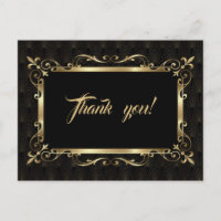 Royal Roaring 20s Gold Art Déco Mariage Merci