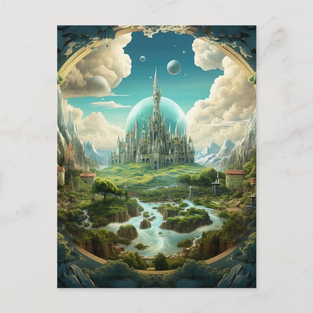 Carte Postale royaume cosmique (Devant)