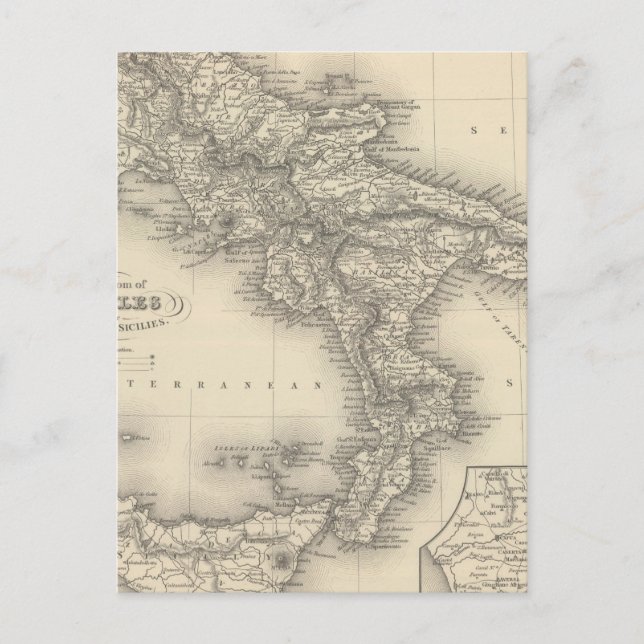 Carte Postale Royaume de Naples (Devant)