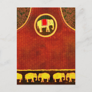 Carte Postale Royaume d'Éléphant Entreprise Vierge