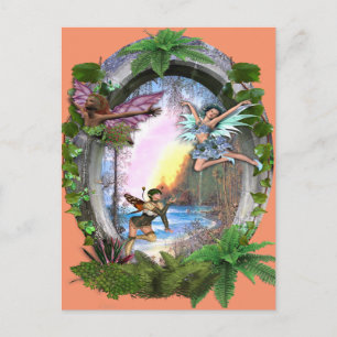 Carte Postale Royaume des fées