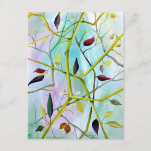 Carte Postale royaume des Feuilles rustiques